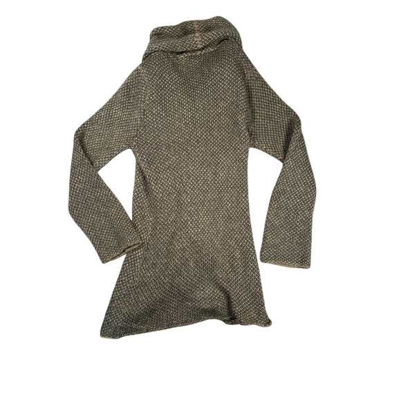 Wooden Ships Cardigan Womens Size S/M Open Front Brown Mohair Wool Blend - Picture 2 of 6